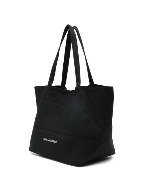 Borsa donna Shopper con logo e strass Karl Lagerfeld | B1W50087999